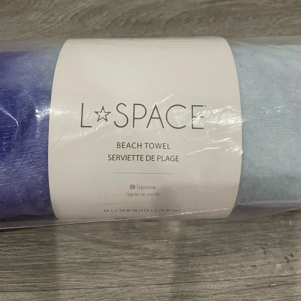 L*Space Bohemian Tie-Dye Beach Towel
